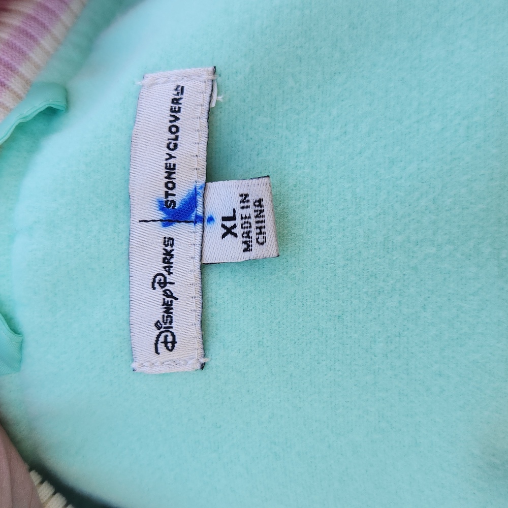 Stoney Clover Lane Mint Green & Cream Bomber Jacket - Picture 9 of 10
